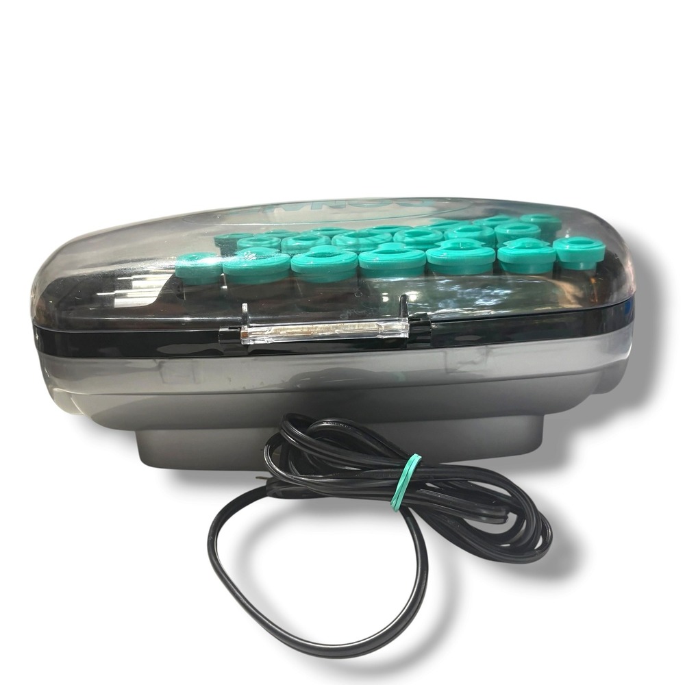 Conair Instant Heat 20 Roller Hair Setter Teal Flocked Hot Rollers CHV20R - Picture 5 of 7